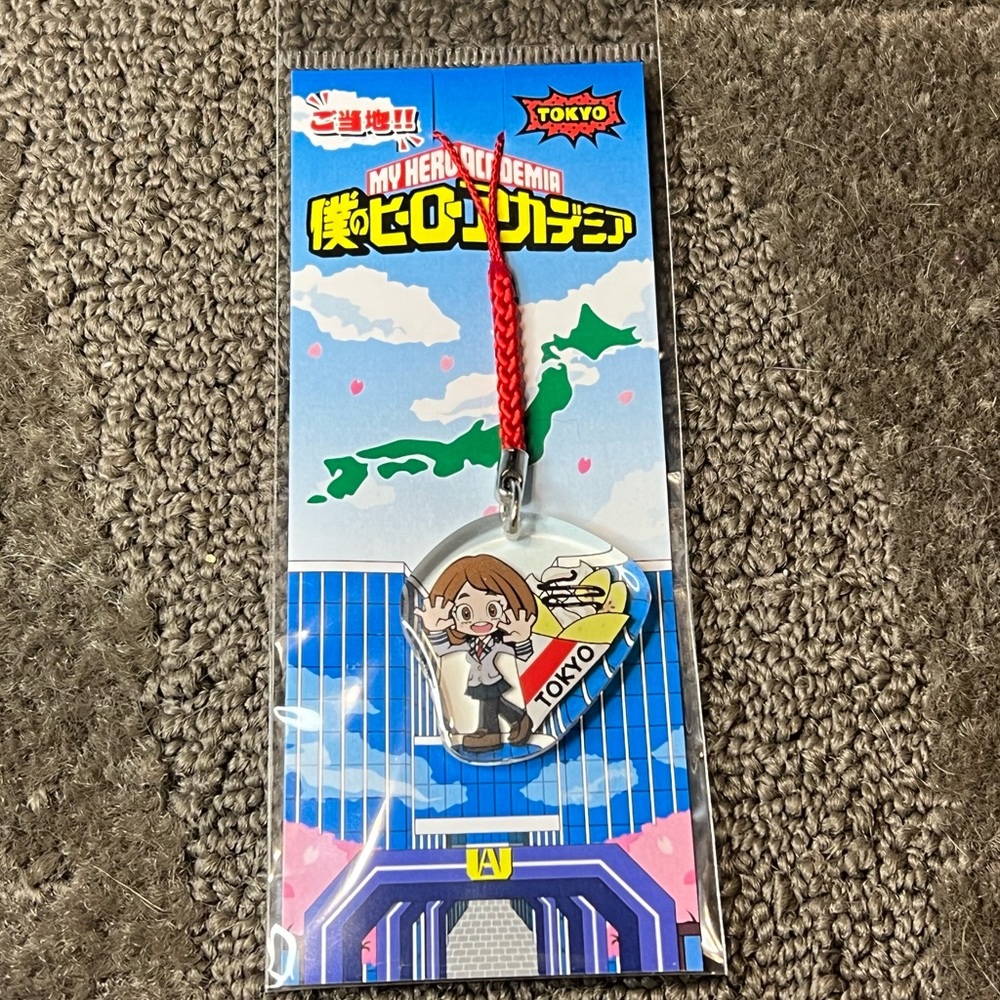 Boku no / My Hero Academia Ochaco Uraraka Lucky / Phone Charm Strap Anime Kawaii